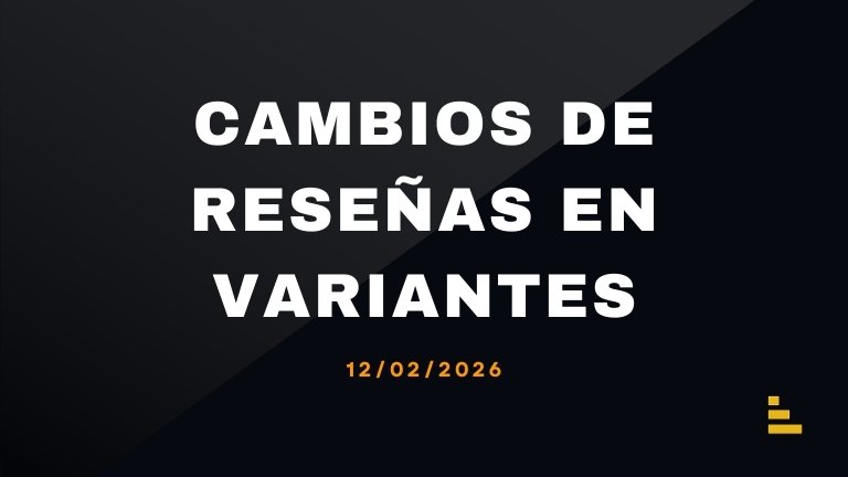 Portada del artículo sobre cambios en reseñas de variantes en Amazon con fecha 12/02/2026